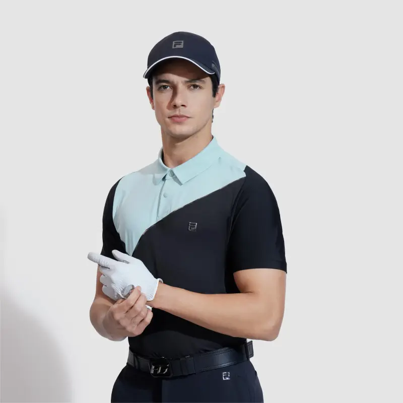FILA Polo Shirts Men Cardamom Cyan-5