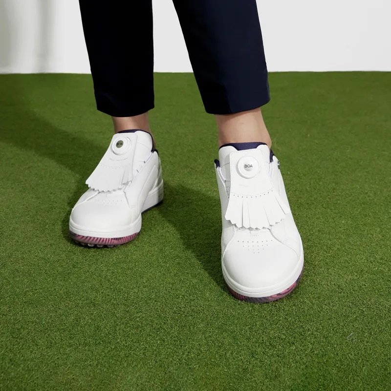 FILA GF 1911 Trainer Cushioned Slip Resistant Low Top Golf Shoes Women's Bright White-7
