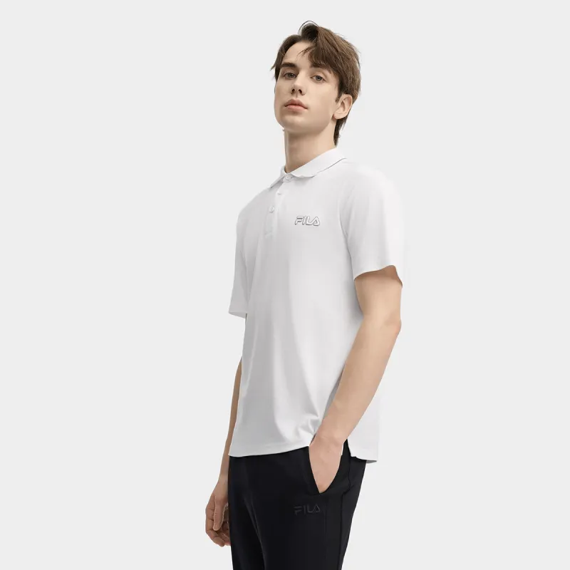 FILA Polo Shirt Men's Standard White-4