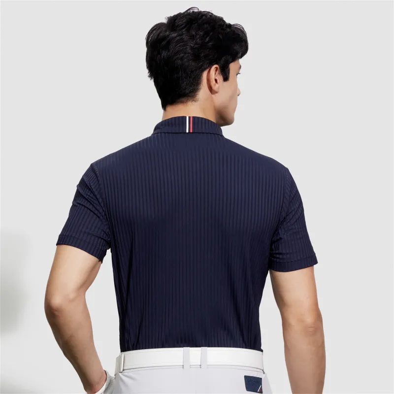 FILA Polo Shirts Men Tide Blue-4