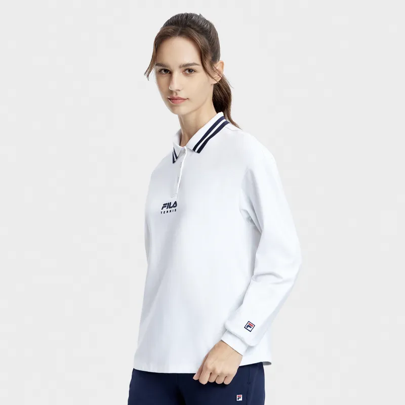 FILA Polo Shirt Unisex Standard White-4
