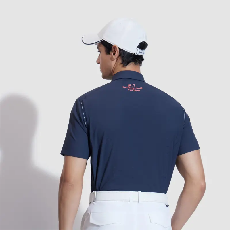 FILA Golf Series Polo Shirt Men's Tide Blue-5