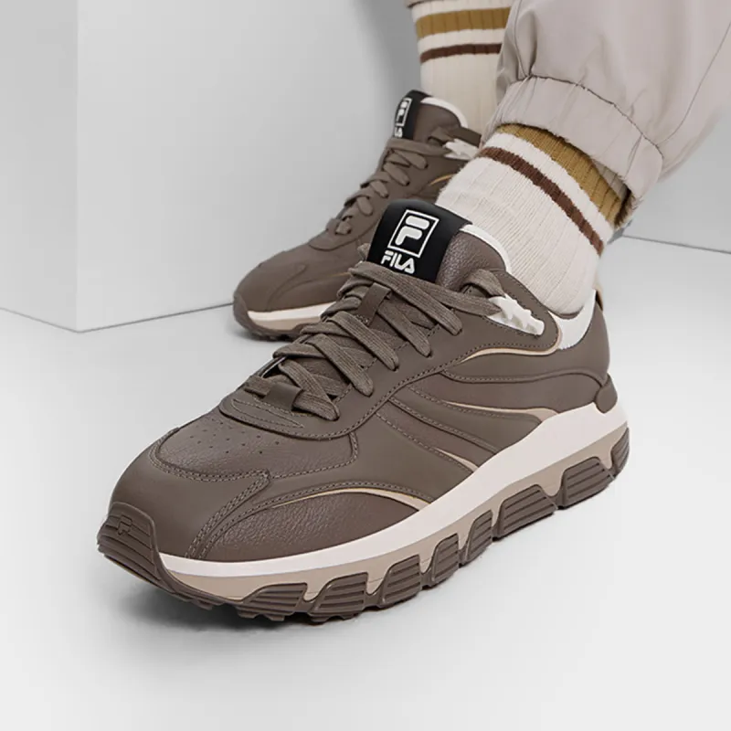FILA Wear-Resistant Low-Top Running Shoes Men's Brown-2