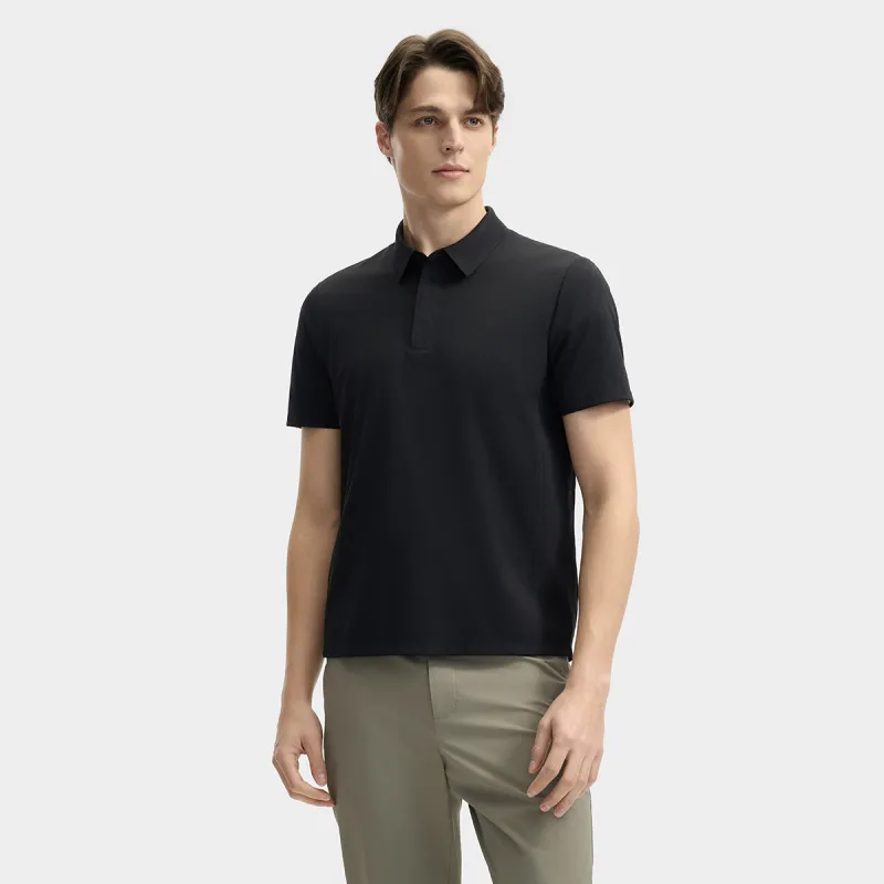 FILA Polo Shirt Men's Jet Black-2