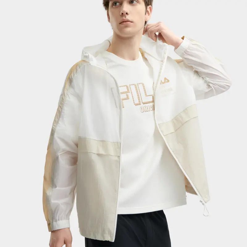 FILA Jackets Men Cloud White-3