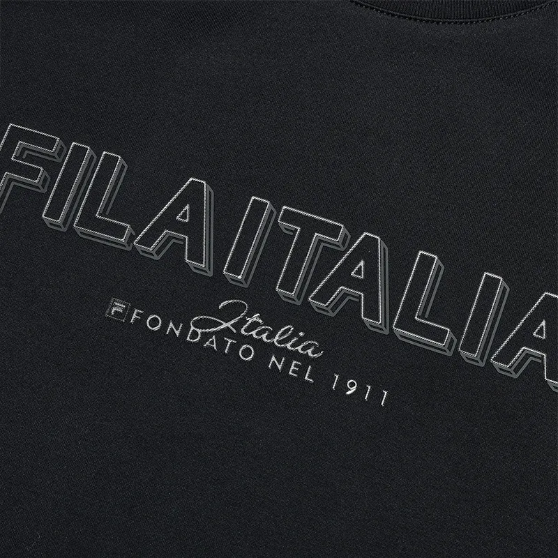 FILA T Shirts Men Jet Black-3