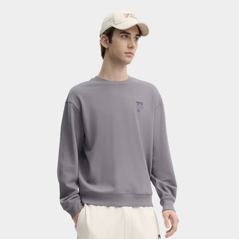 FILA Sweatshirts Men Cloudy Dora Gray-2