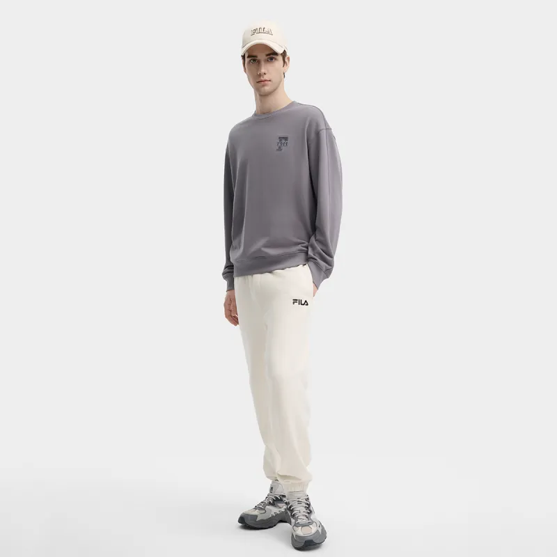 FILA Sweatshirts Men Cloudy Dora Gray-5