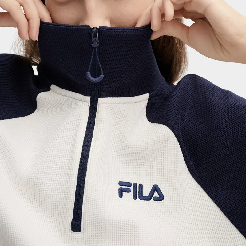 FILA Short Sleeved Dress Women's Cloud White-4