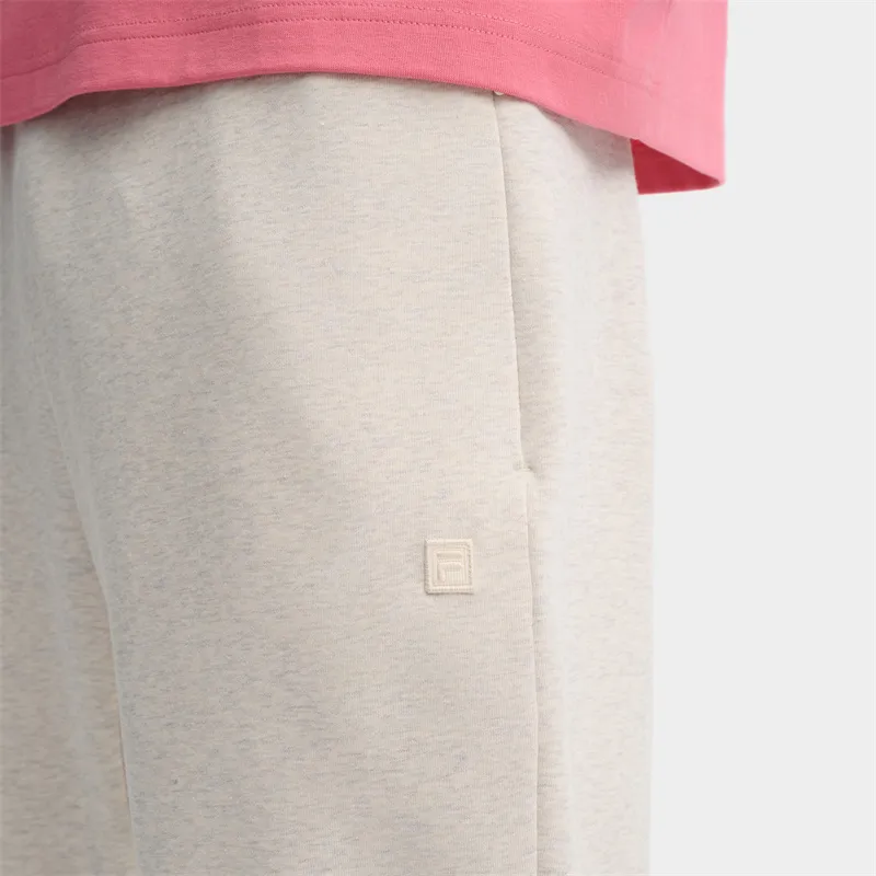 FILA FILA MILANO Italian Luxury Sports Collection Knitted Sports Pants Men's Light Khaki Heather Gray-3