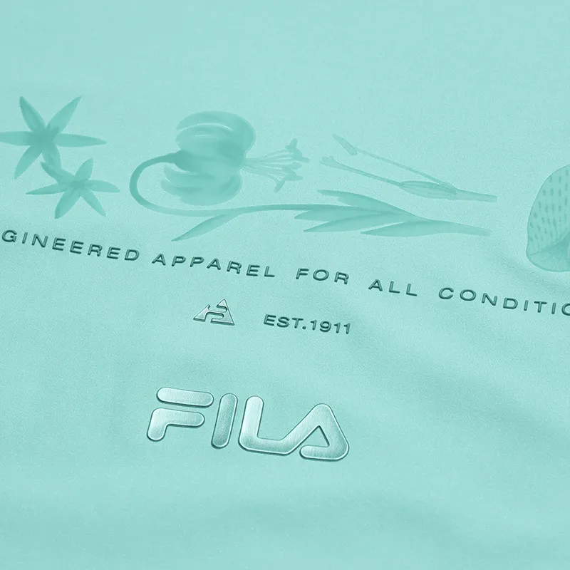 FILA Athletics T Shirt Women's Teal-4