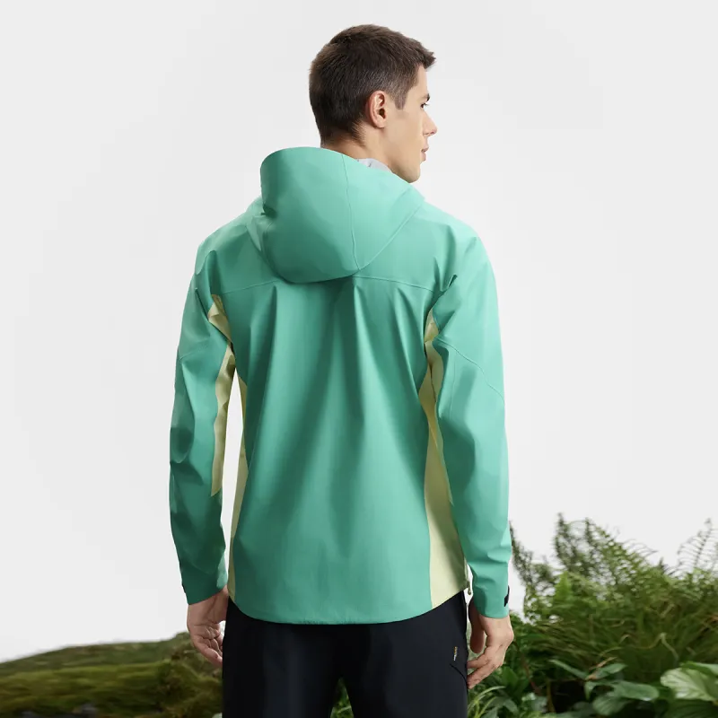 FILA Athletics Mountain Versatile Waterproof And Windproof Windbreaker Jacket Men's Cardamom Green GN-4