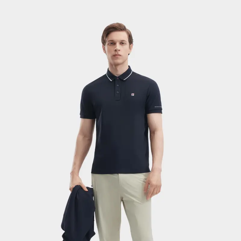 FILA MODERN HERITAGE Polo Shirt Men's Legend Blue-2