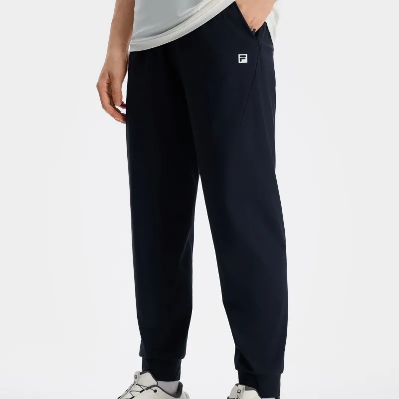 FILA Knitted Sweatpants Men RD Royal Blue-6