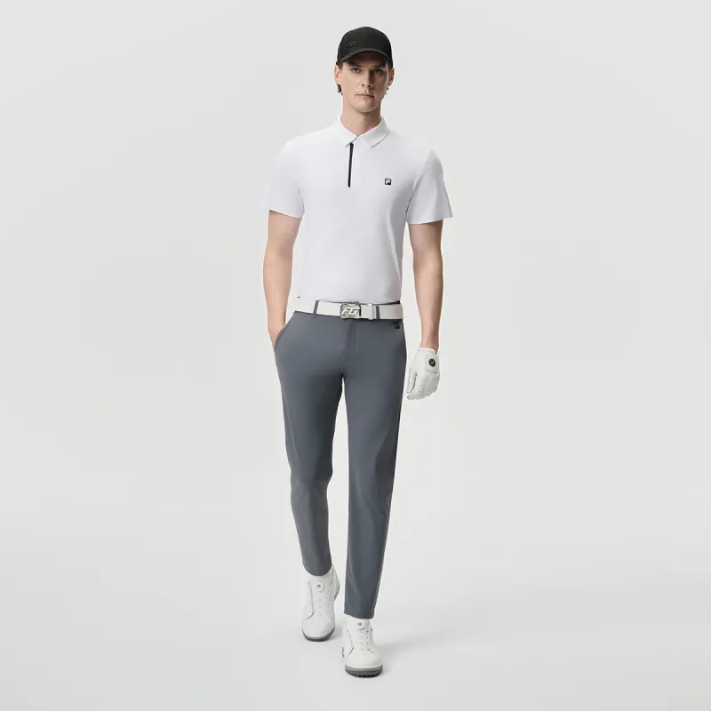 FILA Golf Series Knitted Sweatpants Men's Phantom Night Gray-5
