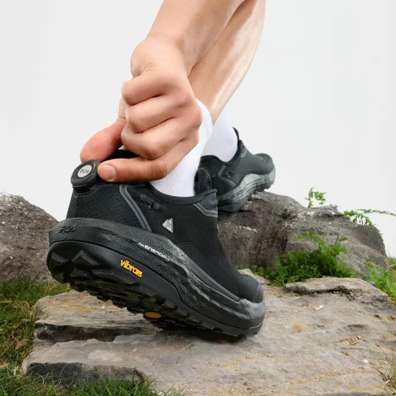 FILA BOA WOLF 2+ Low Top Outdoor Shoes Men's Nighttime Black-8