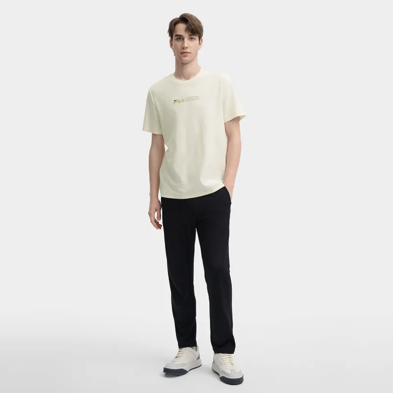 FILA T Shirt Men's Mist Lotus White-5