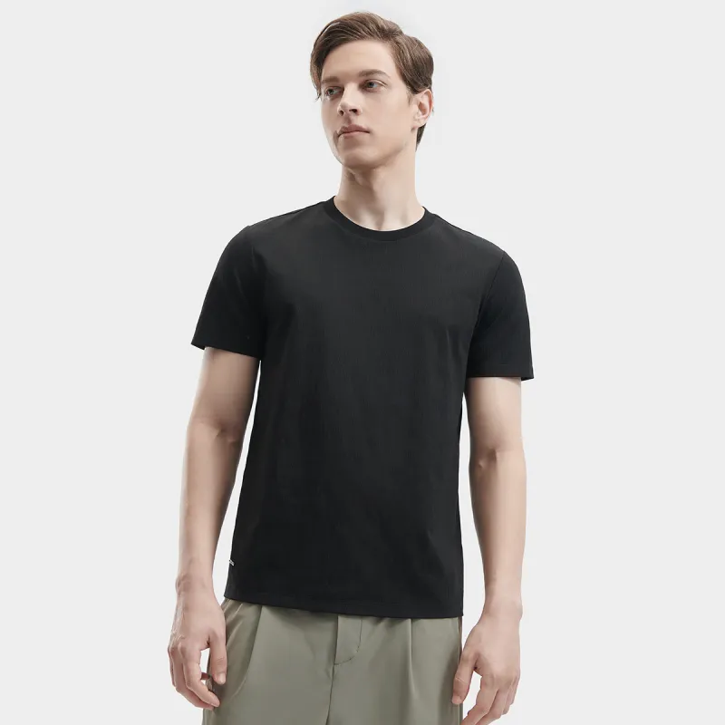 FILA T Shirts Men Jet Black-4