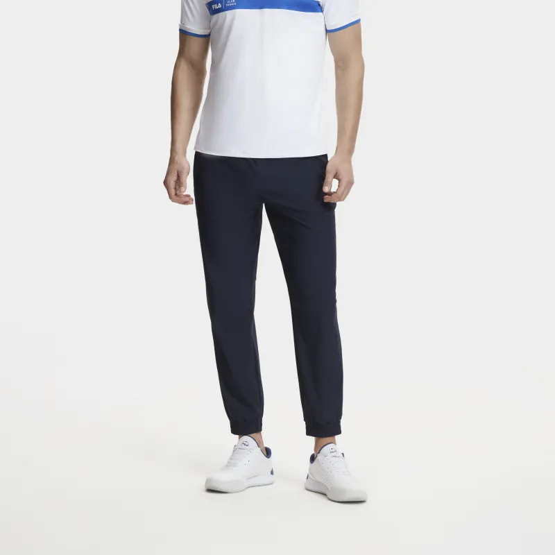 FILA Knitted Sweatpants Men RD Royal Blue-3