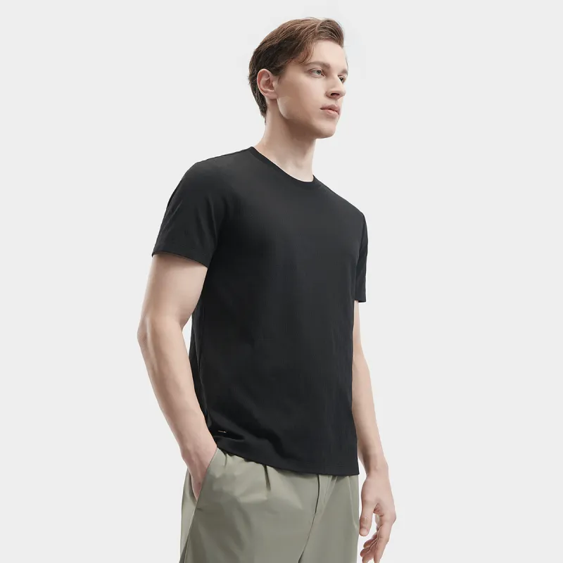 FILA T Shirts Men Jet Black-3