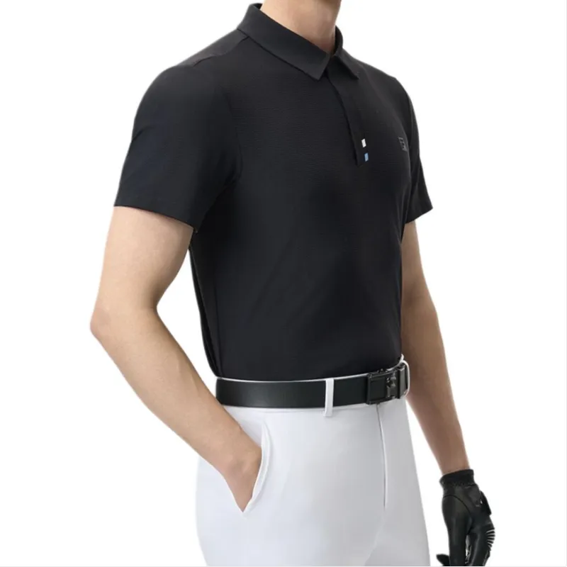 FILA Golf Collection Polo Shirt Men's Pitch Black-4