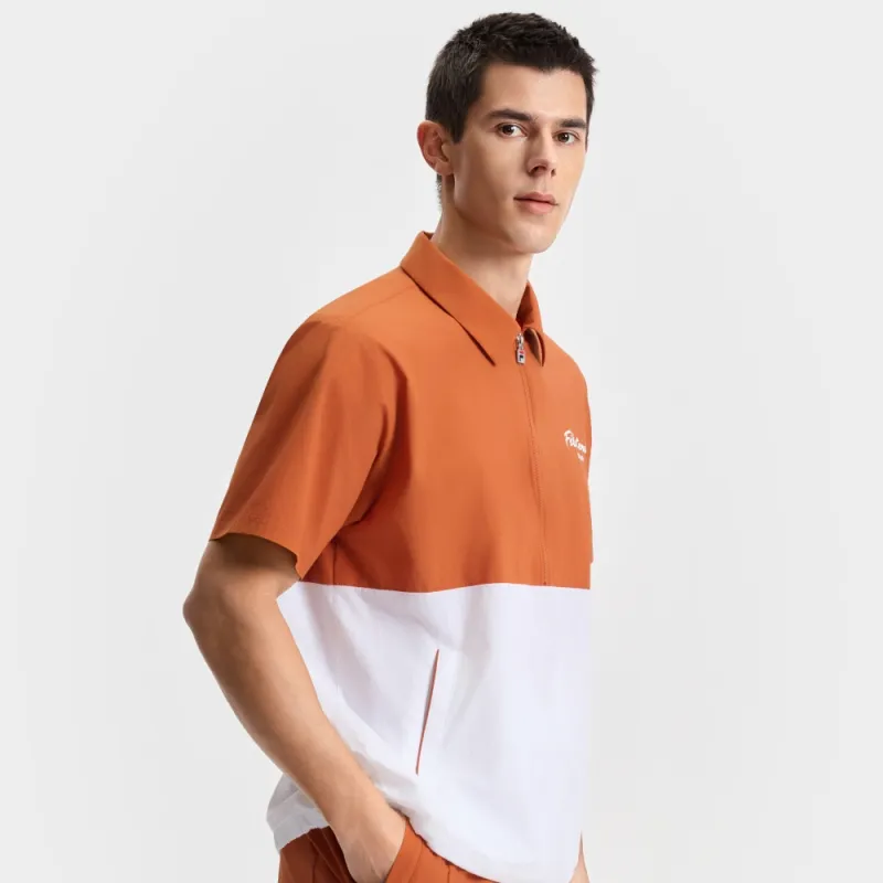 FILA Athletics Tennis Shirt Men's Pineapple Brown-3