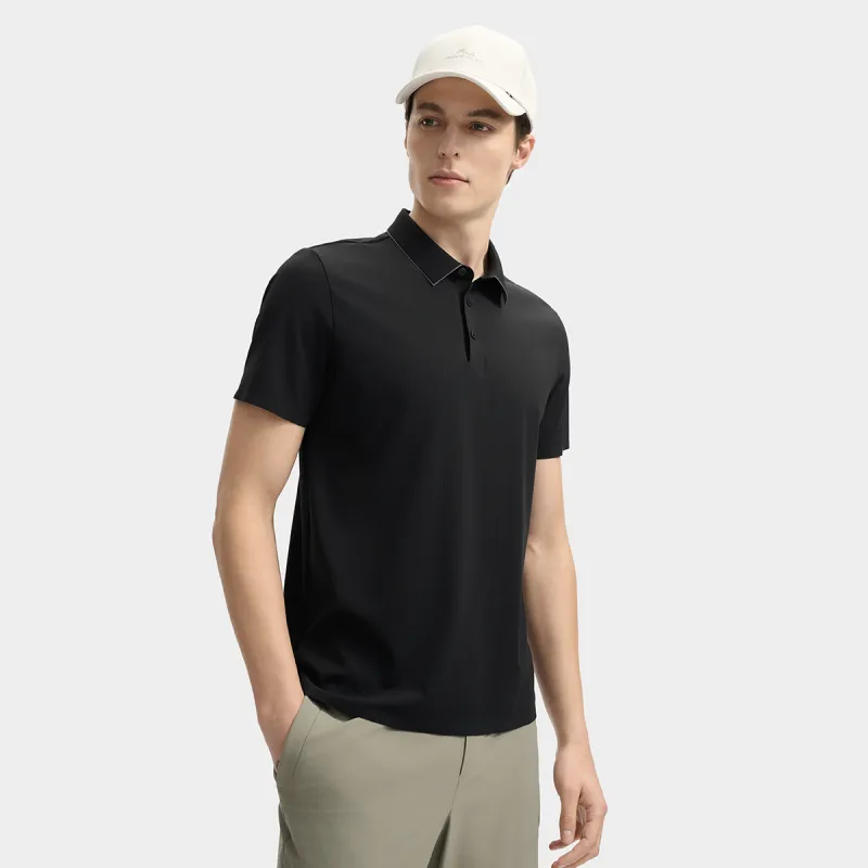FILA Polo Shirt Men's Jet Black-4