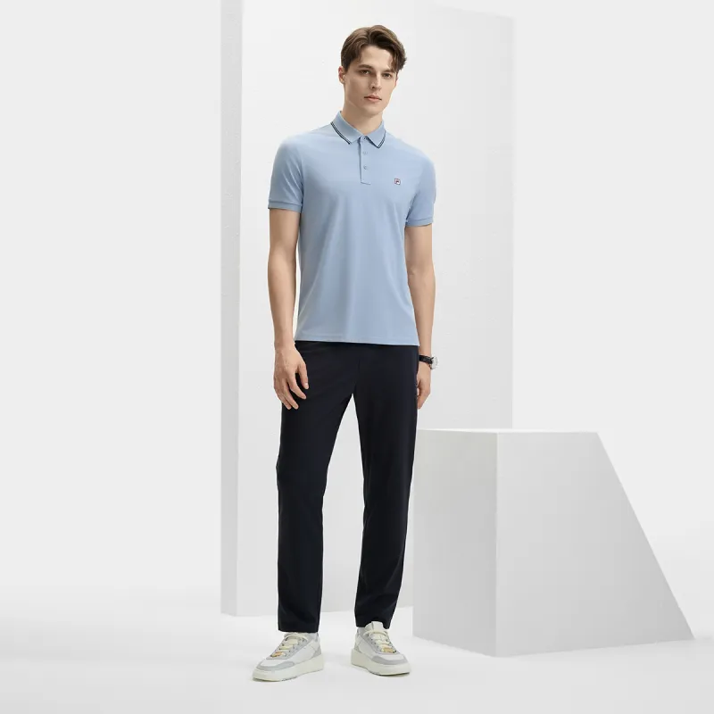FILA Polo Shirt Men's Bamboo Prosperity Blue-2