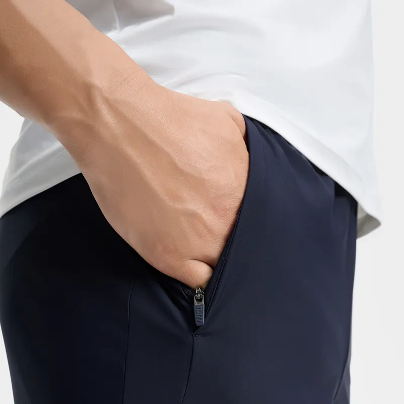 FILA Knitted Sweatpants Men RD Royal Blue-5