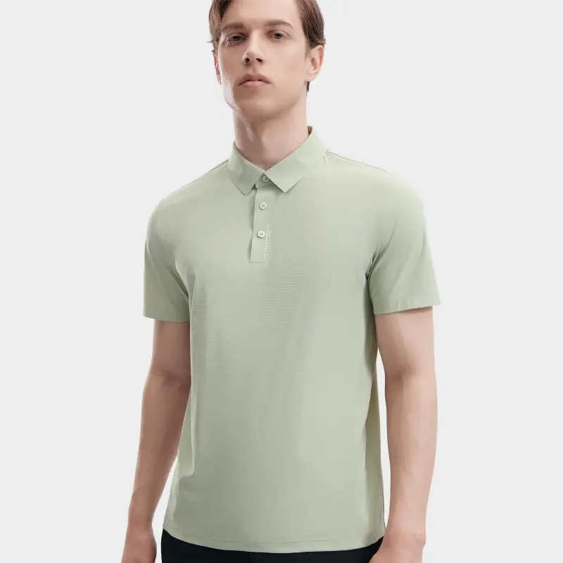 FILA Polo Shirts Men Light Leaf Sprout Green-4