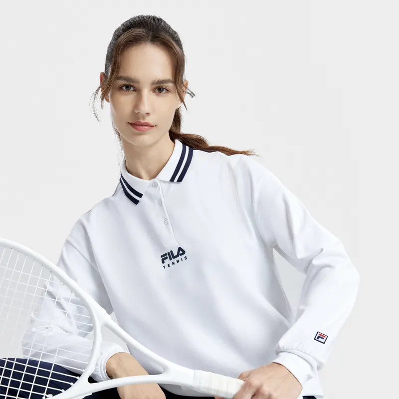 FILA Polo Shirt Unisex Standard White-3