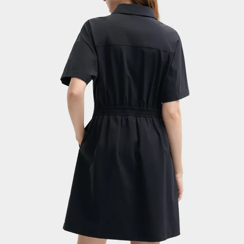 FILA SS24 Short Sleeved Dress Women's Black-3