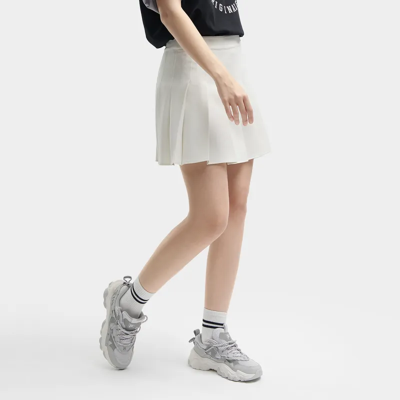 FILA ORIGINALE SS24 Casual Short Skirts Women's Cloud White-4