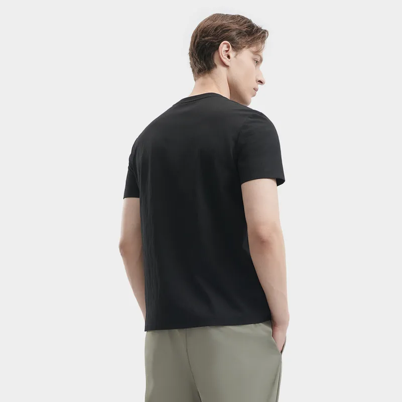 FILA T Shirts Men Jet Black-5