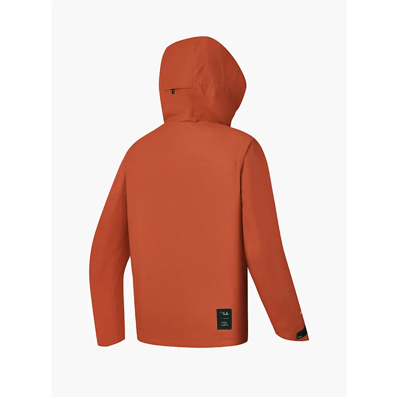 FILA Windproof Thermal Windbreaker Jacket Men's Sandy Orange-1