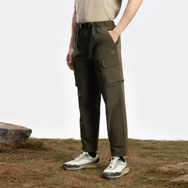 FILA x BBC EARTH Casual Pants Men Chestnut-4