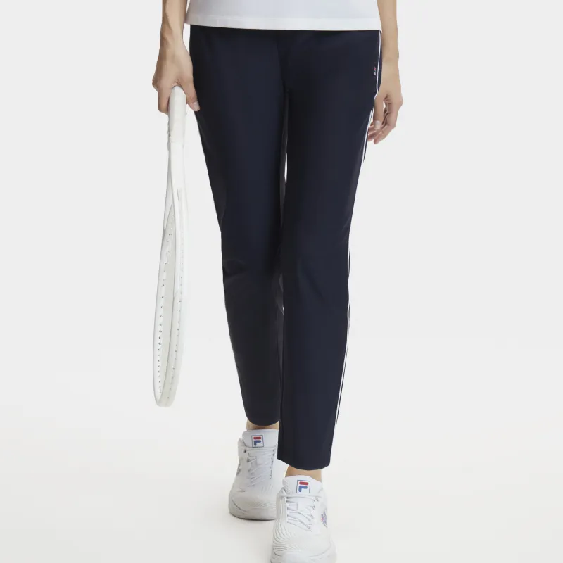 FILA Knitted Sweatpants Women's RD Royal Blue-5