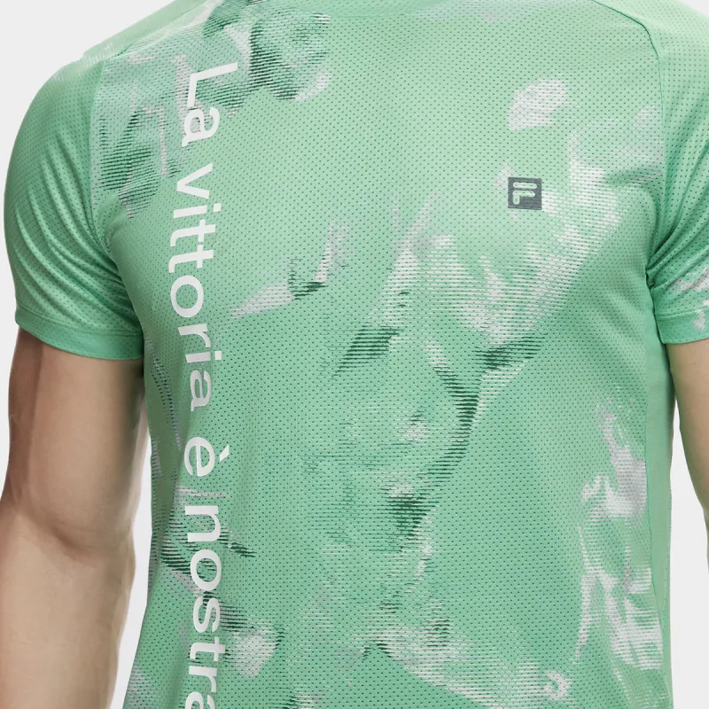 FILA T-Shirt Men's Pomegranate Green-6