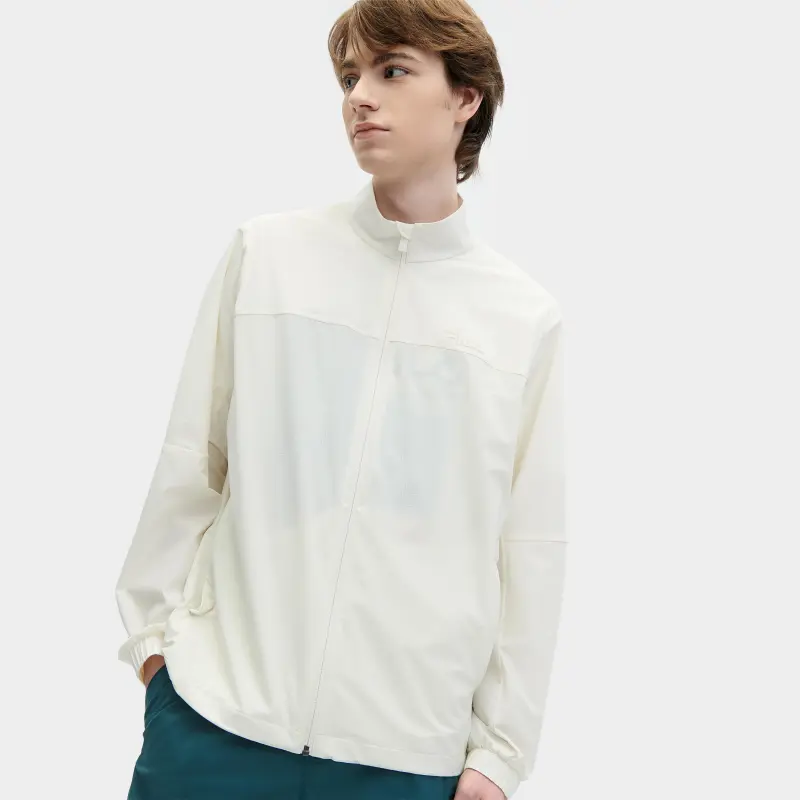 FILA Jackets Men Porcelain White-4