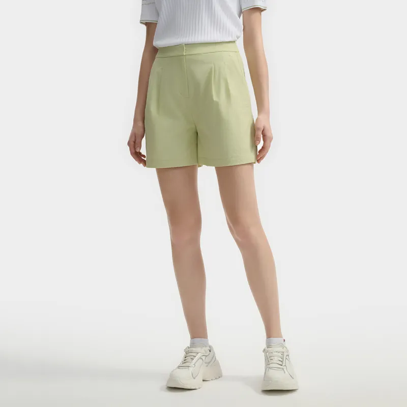 FILA Casual Shorts Women's Mustard Yellow-2