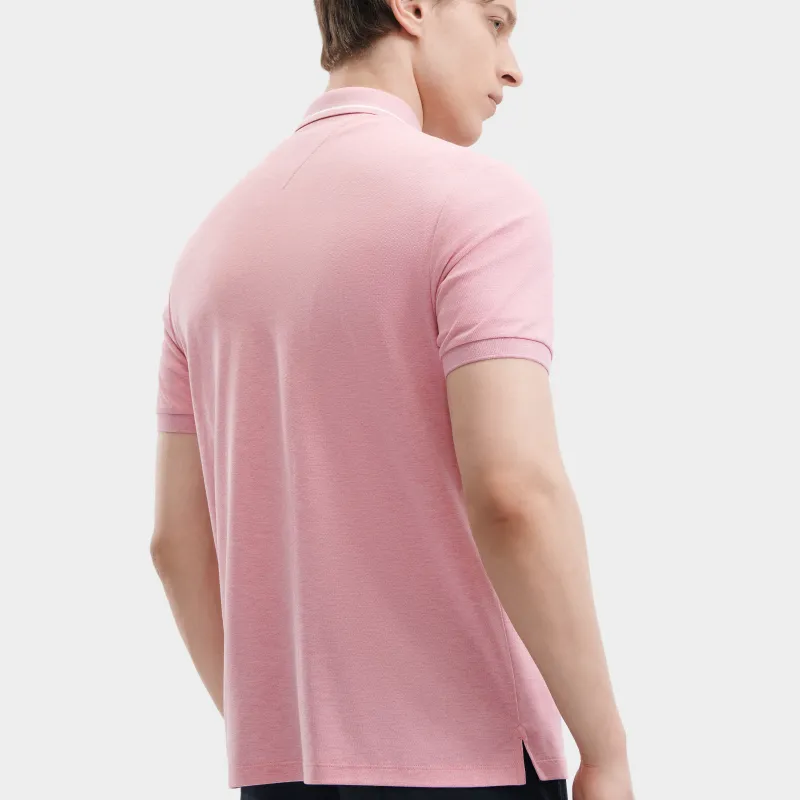 FILA Polo Shirts Men Purple Pink Floral Gray-5