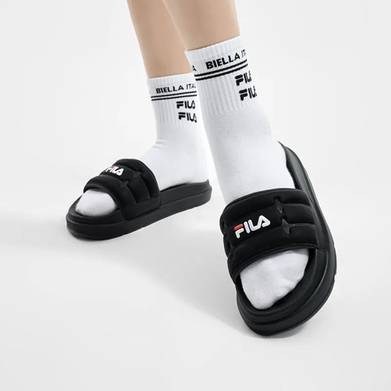 FILA DRIFTER Slide Slippers Women's Pitch Black-4