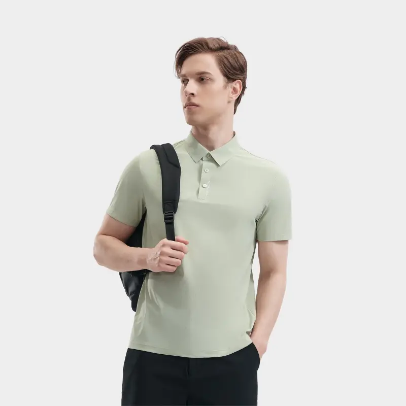 FILA Polo Shirts Men Light Leaf Sprout Green-2