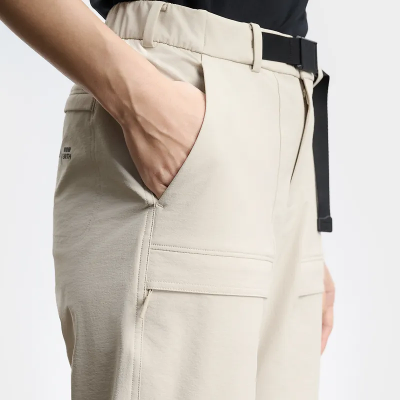 FILA x BBC EARTH Casual Pants Women's Camel-5