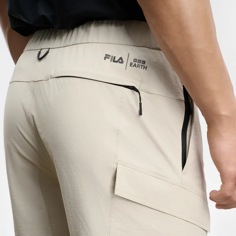 FILA x BBC EARTH Casual Pants Men's Camel-5