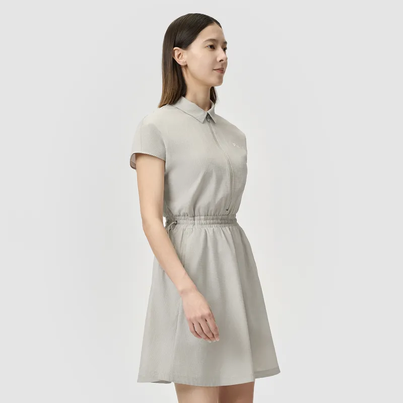 FILA Golf Series Sleeveless Dress Women's Gray Oat-5