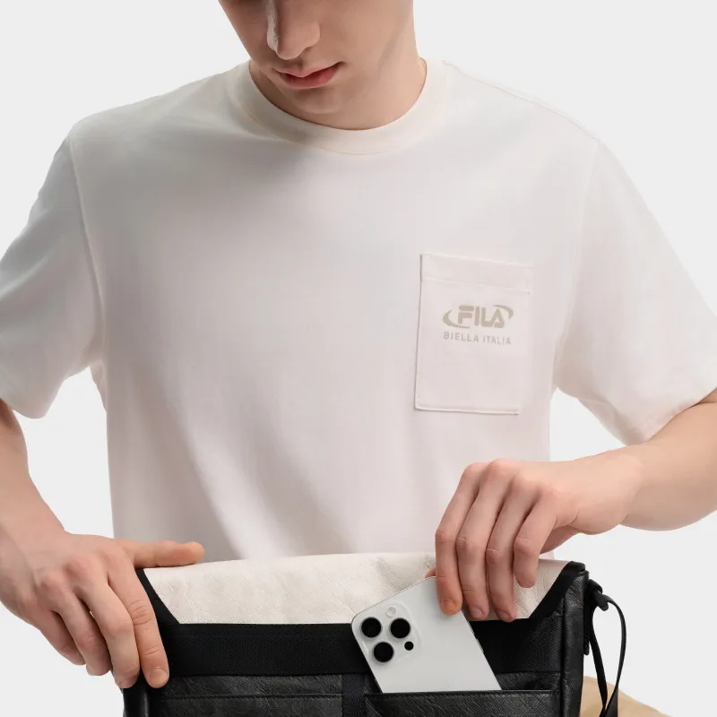 FILA T Shirts Men Fresh Ivory-5