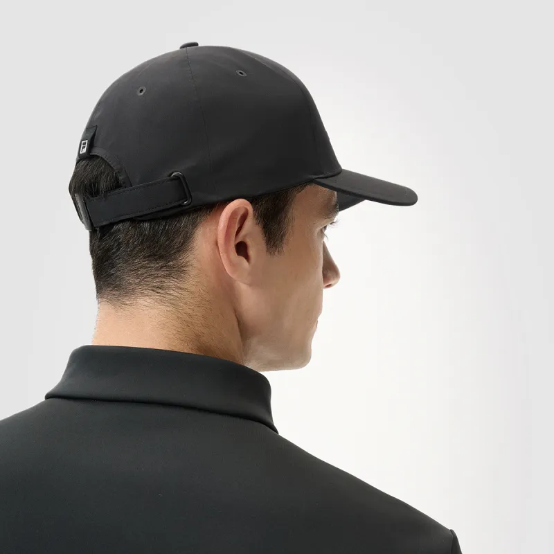 FILA Athletics Polyester Baseball Caps Men's Pitch Black-4