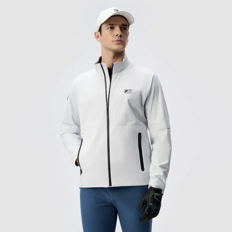 FILA Jacket Men's Semi-Transparent Curtain Gray-3
