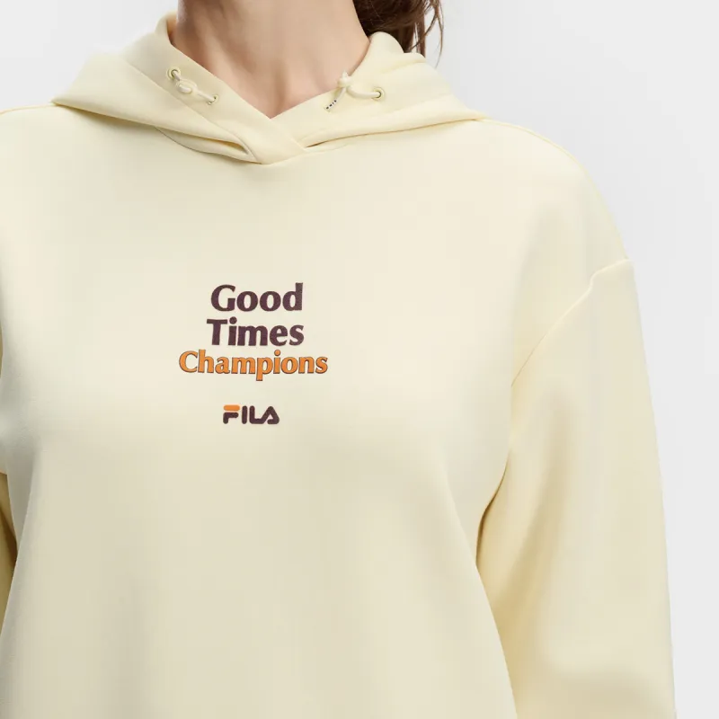 FILA Sweatshirt Women's Beige Yellow Sesame-3